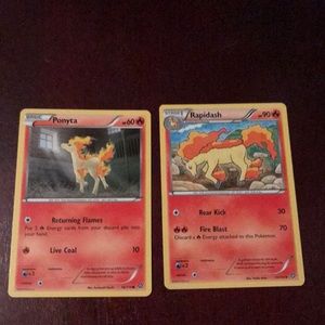 Two very good Pokémon cards